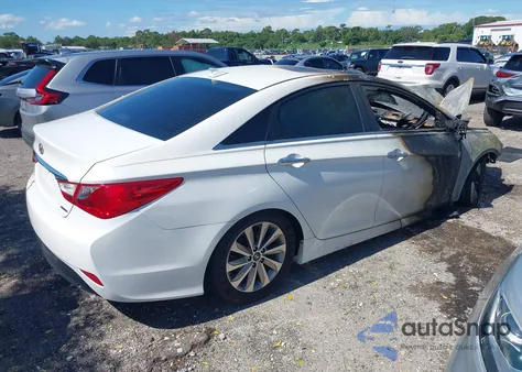 2014 Hyundai Sonata Limited z USA, uszkodzony, nr VIN 5NPEC4AC6EH844759